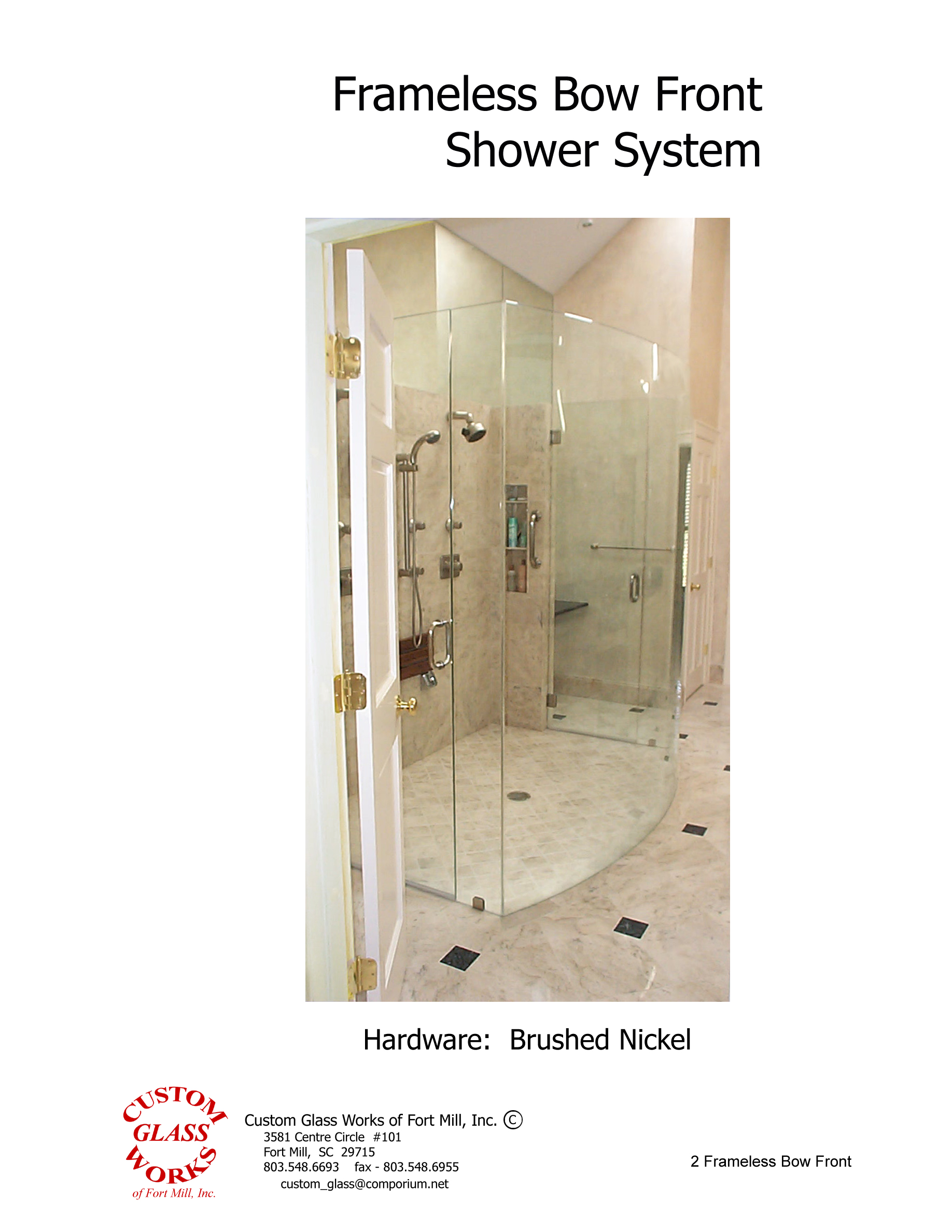 Frameless Bow Front 2